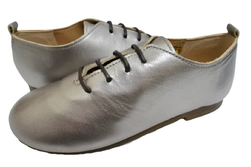 【かぼちゃの馬車CA-15 ブロンズ】ころんと靴紐シューズ